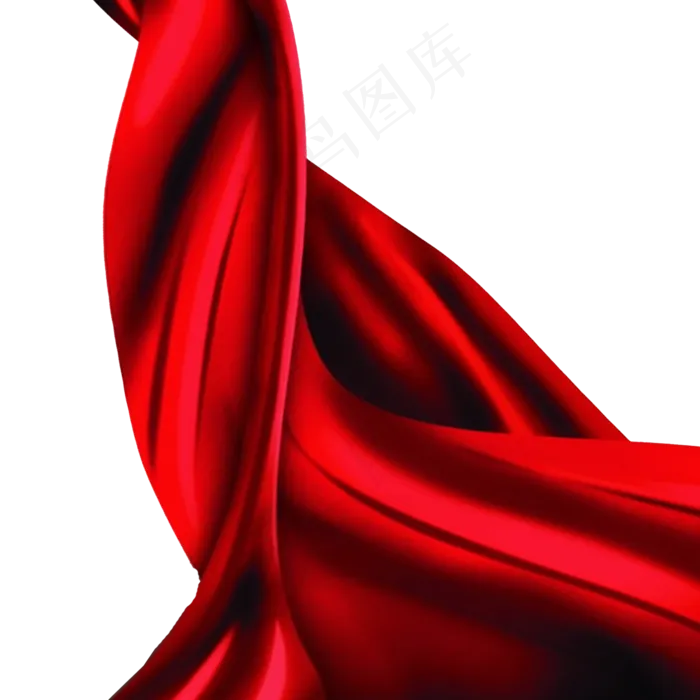 红色党建不规则丝带渐变(2000X2000(DPI:300))psd模版下载