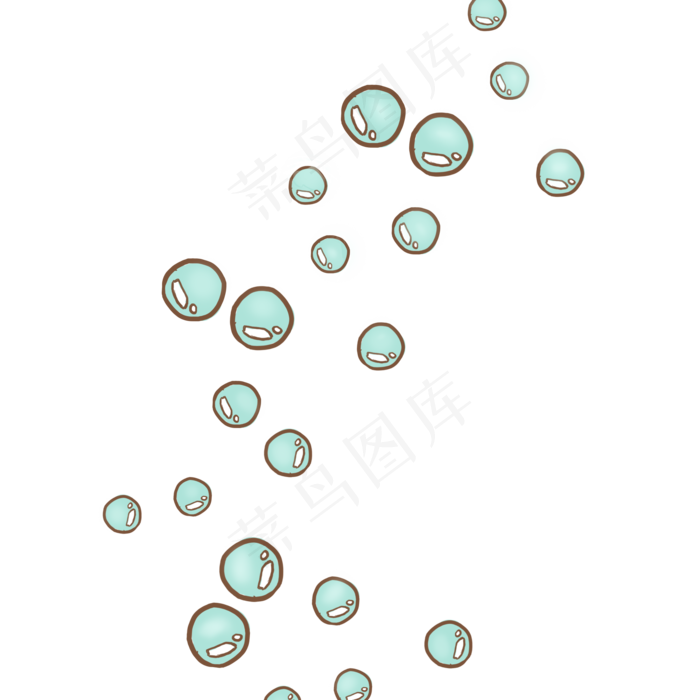 61儿童节气泡小装饰物(2000X2000(DPI:300))psd模版下载