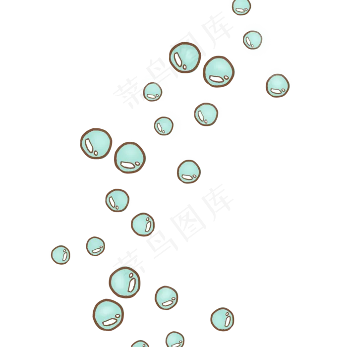 61儿童节气泡小装饰物(2000X2000(DPI:300))psd模版下载