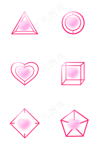 情人节粉色图标