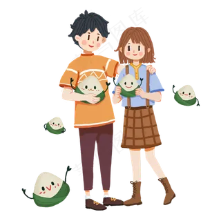 端午节包粽子系列三