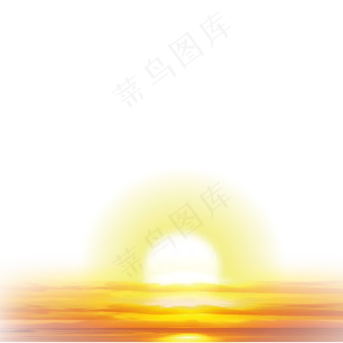 早晨光水面日出(2200X2201(DPI:300))psd模版下载