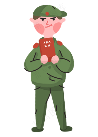 八一建军节可爱的军人