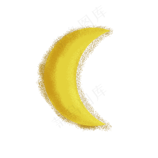 卡通黄色香蕉元素