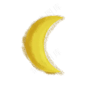 卡通黄色香蕉元素
