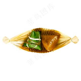 美味的棕子免抠图