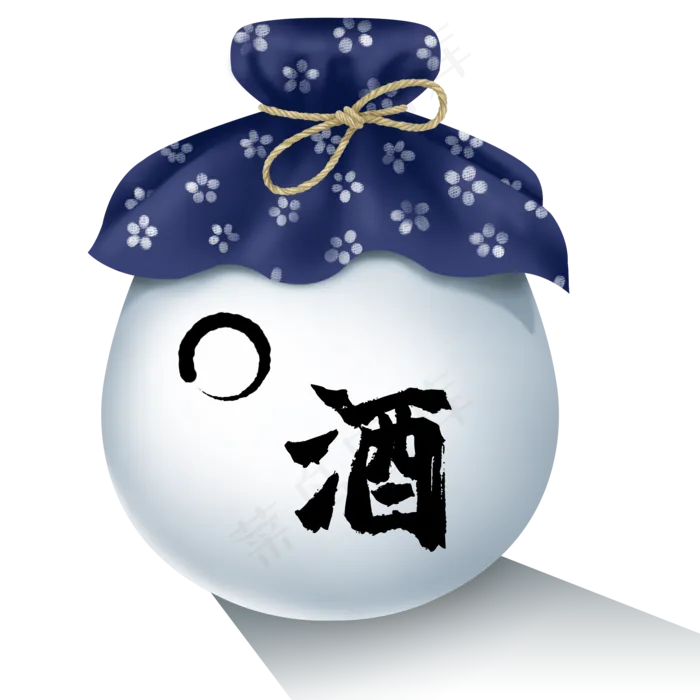 古风坛装白酒(2000X2000(DPI:300))psd模版下载