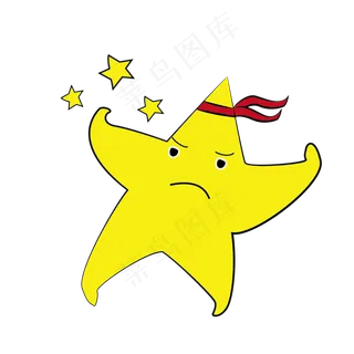 五四青年节黄色五角星清新卡通免 五四青年节黄色五角星清新卡通免