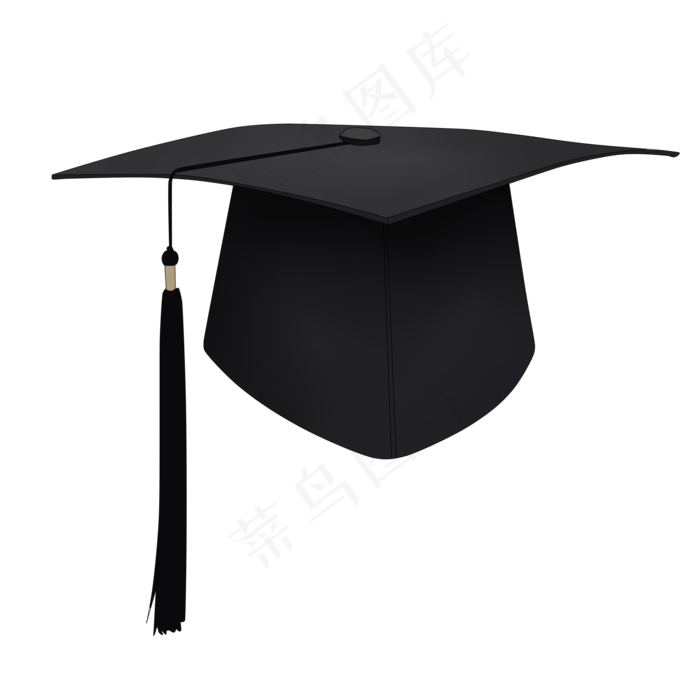 博士帽学士帽插画