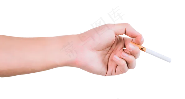世界无烟日手拿香烟动作,免抠元素