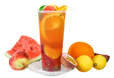 橙汁水果,免抠元素