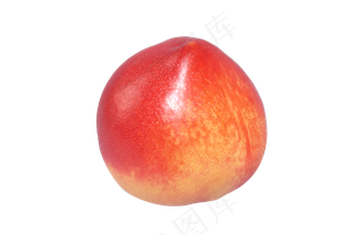 水果食物夏季红色黄色油桃桃子,免抠元素