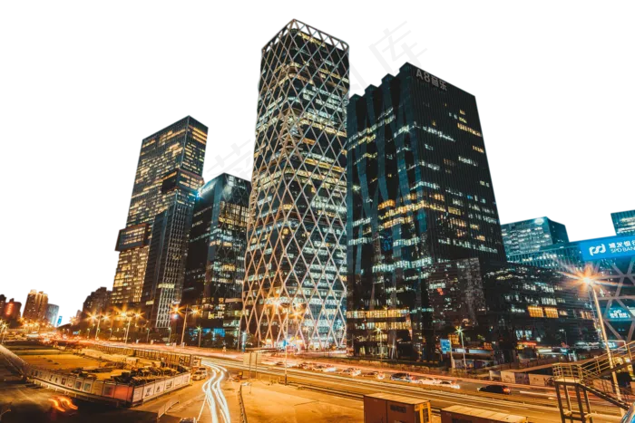 深圳后海建筑群写字楼,免抠元素(2000*1333px 300 dpi )psd模版下载
