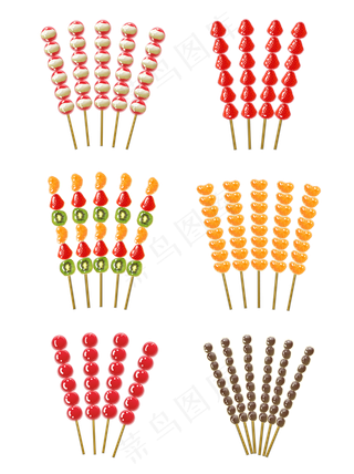 传统美食糖葫芦中国风糖葫芦套图