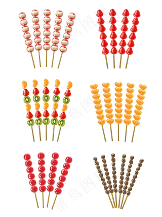 传统美食糖葫芦中国风糖葫芦套图