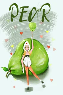 元气水果少女梨子