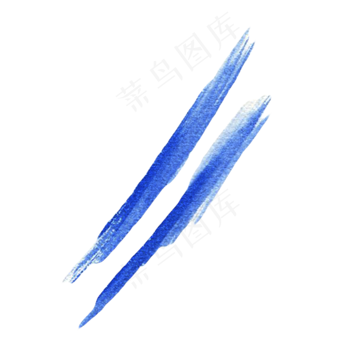 蓝色水墨笔刷(2000X2000(DPI:300))psd模版下载