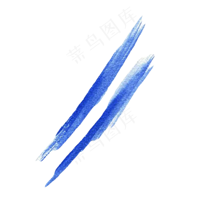 蓝色水墨笔刷(2000X2000(DPI:300))psd模版下载
