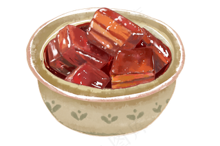 中华美食红烧肉,免抠元素