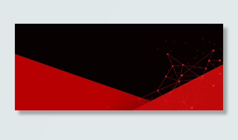 商务几何不规则图形线条大气招聘黑色背景