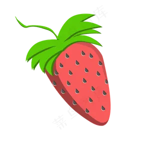 一个水果草莓