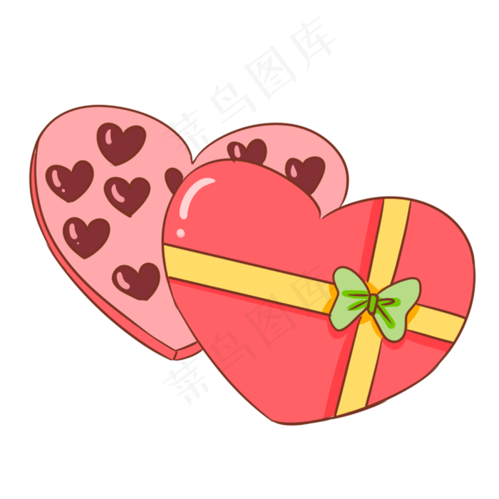 情人节巧克力礼盒,免抠元素