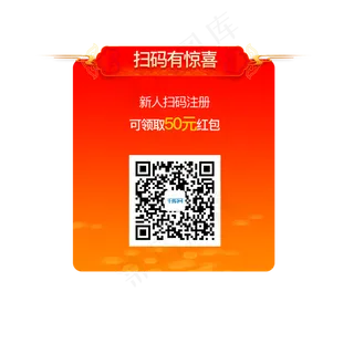 红包优惠券扫码有惊喜二维码弹窗