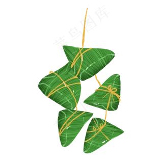 卡通可爱粽子元素