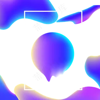 618彩色流体渐变618炫彩流