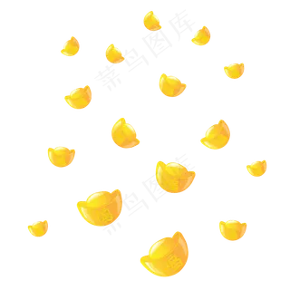 理财漂浮物可商用矢量元素,免抠元素