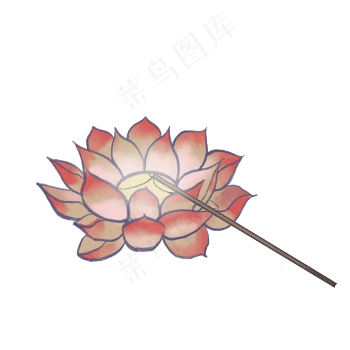 中国风古典风格古风花灯矢量图(2000X2000(DPI:300))psd模版下载