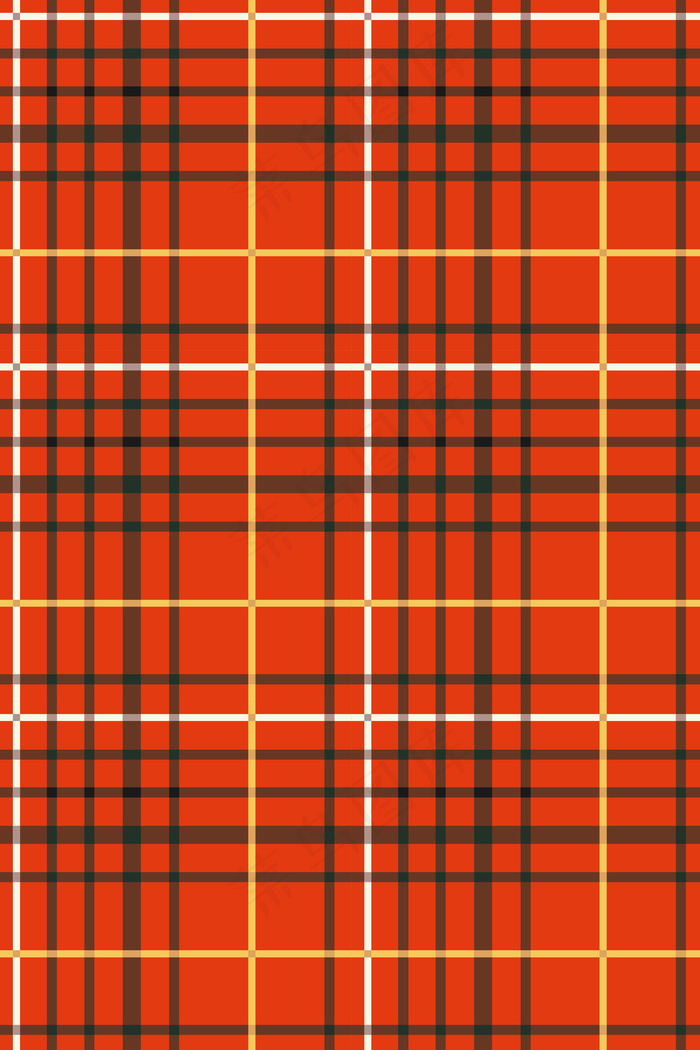 简约英伦风红色格子背景素材
