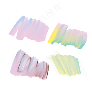 梦幻色粉彩笔触