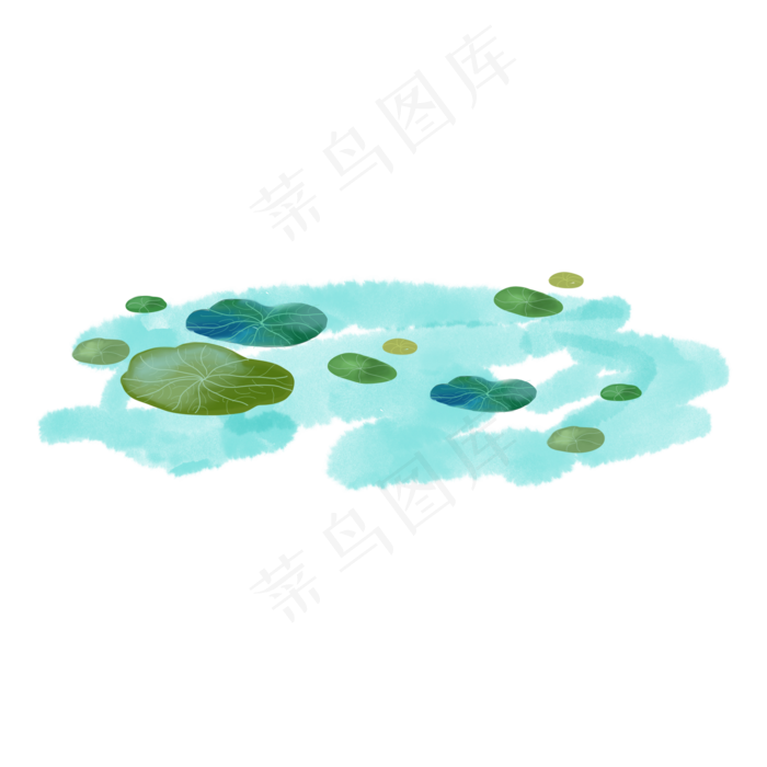 手绘水彩植物花草(2000X2000(DPI:300))psd模版下载