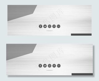 金属质感商务简约创意名片