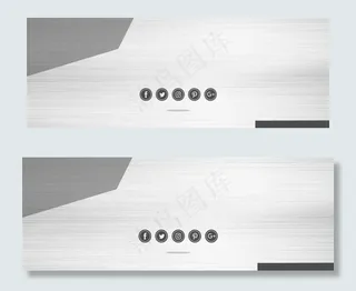 金属质感商务简约创意名片