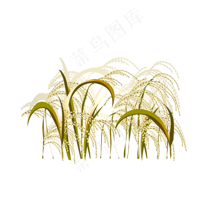 立秋丰收庄稼卡通矢量图(2000X2000(DPI:300))ai矢量模版下载