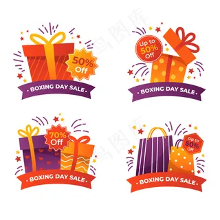 手绘节礼日销售徽章系列