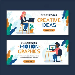 平面设计师横幅banner设计