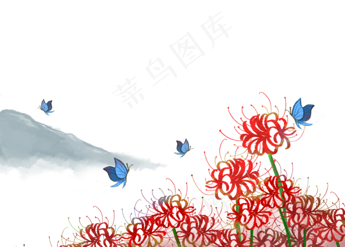 秋天彼岸花(2800X2000(DPI:300))psd模版下载