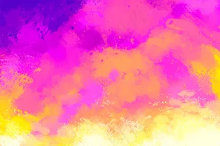 手绘渐变粉色和橙色背景