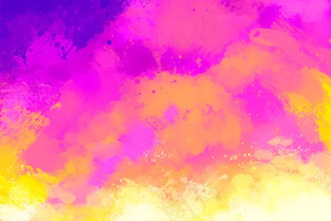 手绘渐变粉色和橙色背景 手绘渐变粉色和橙色背景