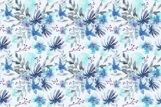 花卉图案水彩设计