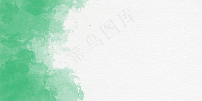 手绘水彩画背景与天空和云彩形状