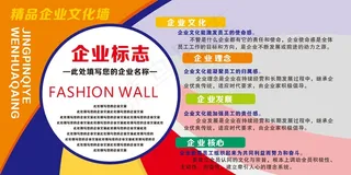 企业文化展板 企业展板 文化展图片