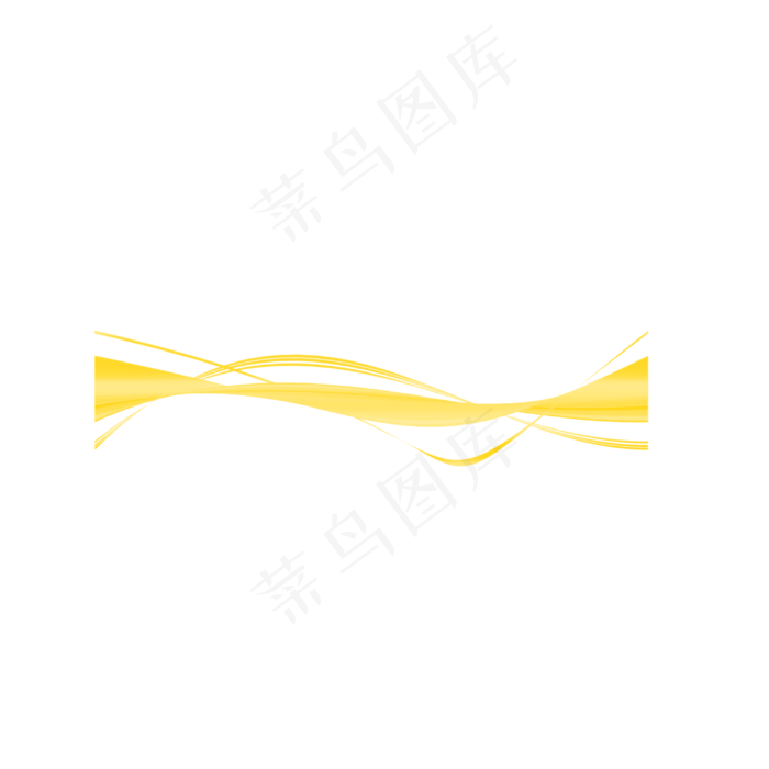 卡通彩带免抠png(3000X3000(DPI:300))psd模版下载