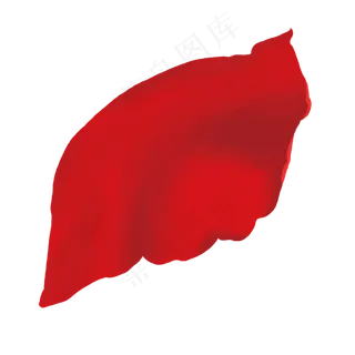 红色玫瑰花瓣卡通素材免费下载