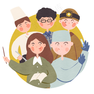 劳动节劳动人民专业敬业PNG,免抠元素