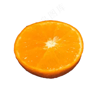 半个橙子（png免抠）