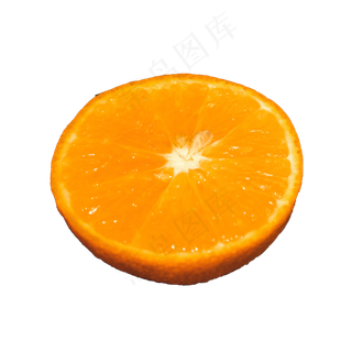 半个橙子（png免抠）